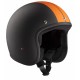 Casque Bandit Helmets Jet Race ECE homologué orange noir mat