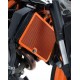 Grille de radiateur KTM orange R&G Racing 