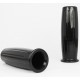 Poignées type Amal et Metal Flake 25.4mm/1pouce noir
