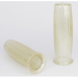 Poignées type Amal et Metal Flake 25.4mm/1pouce transparent