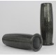 Poignées type Amal et Metal Flake 25.4mm/1pouce gris
