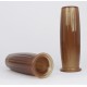 Poignées type Amal et Metal Flake 25.4mm/1pouce marron