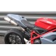 Coque arrière monoplace Ducati 848 1098 et 1198 montage à blanc
