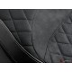 Housse complète Moto Guzzi California 1400 Touring vue suede noir design diamond