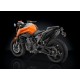 Support de plaque Rizoma KTM 790 Duke avec feu vue sur moto complète