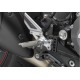 Adaptateurs rotule Auto-Bloquant Rizoma montés sur commandes reculées Ducati Monster