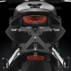 Support de plaque Rizoma Honda CB650R PT121B monté avec support long