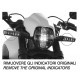 Kit de fixation pour clignotants avant Rizoma Harley Davidson FR555B en enlevant les clignos d'origine