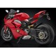 Support de plaque Rizoma Ducati Panigale V4 PT533B vue sur moto complète