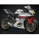 Support de plaque Rizoma Yamaha R7 PT233B vue sur moto complète