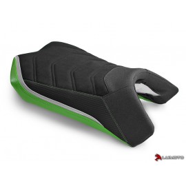 Housse pilote Ninja 1000 SX 20-22 Suede S-Touring bandeau inf vert