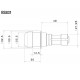 Kit de montage Multifit rétroviseur Bar Mount BS831B dimensions