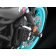 Tampons de protection de fourche Rizoma Yamaha MT07 2023 PW112A montés